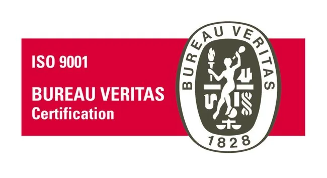 Sello ISO 9001 Bureau Veritas Certification